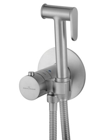 Смеситель для ванны и душа Wonzon & Woghand WW-88829909-BN встраиваемый в стену никель с термостатом