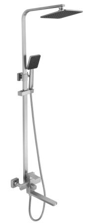 Душевая стойка Fmark FS8145-25 настенная цвет сатин