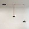 Трековый однофазный светильник Denkirs Belty flow (Белты флов) DK5560-BK