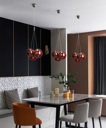 Светильник подвесной Delight Collection 19152P/3 rose gold