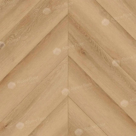 SPC ламинат Alpine Floor Chervon Alpine ECO 18-19 MC Дуб Самерсет Chevron толщина 0.5 см 43 класс 600х127