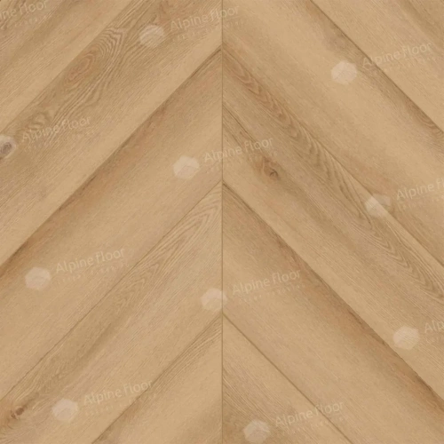 SPC ламинат Alpine Floor Chervon Alpine ECO 18-19 MC Дуб Самерсет Chevron толщина 0.5 см 43 класс 600х127 - фото 4