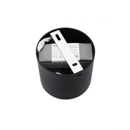 Светильник накладной iLedex Metrica (Метрица) 113-12W-D100-4000K-24DG-BK