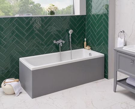 Ванна акриловая Vitra Neon 52530001000 170х70 пристенная прямоугольная без ножек