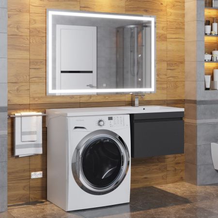 Тумба под раковину Uperwood Magenta 5930205155 60х50 подвесная цвет черный