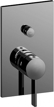 Смеситель для душа Paffoni Rock RO015ST/M встраиваемый в стену сталь