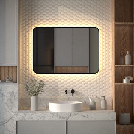 Зеркало с подсветкой Defesto AURA DF 2979RH 100х70 подвесное