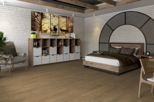 SPC ламинат Damy Floor FAMILY 0030-2 Дуб Латте - фото 3