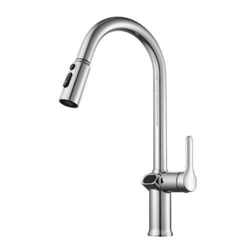 Смеситель для кухни Knotlor KN-100 на мойку хром - фото 2