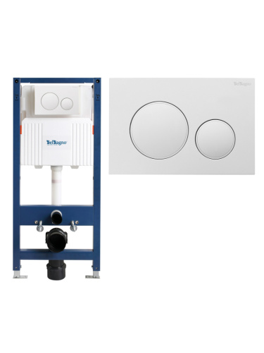 Инсталляция для подвесного унитаза BelBagno BB-101-M-BC - фото 4