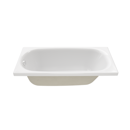 Ванна акриловая Тритон Ультра Щ0000017118 140х70 пристенная прямоугольная без ножек и каркаса
