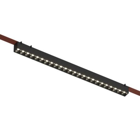 Трековый однофазный светильник Denkirs Belty grill (Белты грилл) DK5672-BK