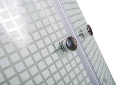 Душевая кабина AvaCan L910EL 100х100 четверть круга с крышей ориентация универсальная