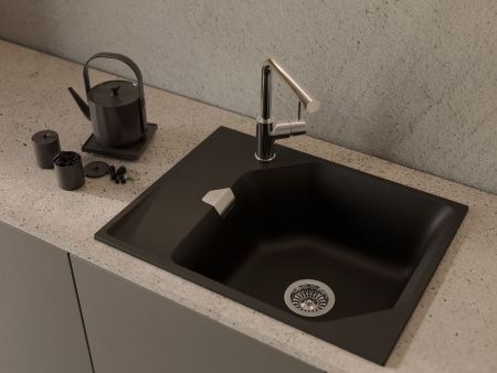 Кухонная мойка Rivelato LOCUS LS-65 nero 65х50 цвет черный