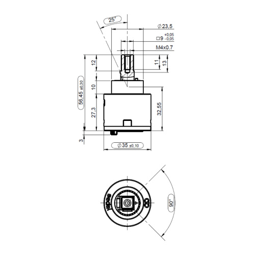 Картридж для смесителя LeMark LM8503P-BL - фото 3