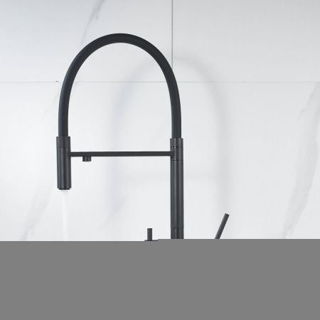 Смеситель для кухни Shevanik S178H на мойку черный