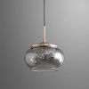 Светильник подвесной Delight Collection MT9128-1H gold/smoke