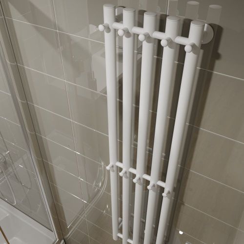 Полотенцесушитель Altasan Арго Арго12027БМ подвесной 27х120 электрический белый матовый - фото 3