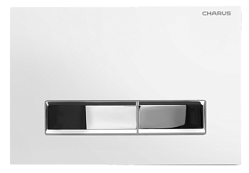 Клавиша смыва механическая CHARUS Raiden FP.321.WBN.01 цвет белый глянцевый