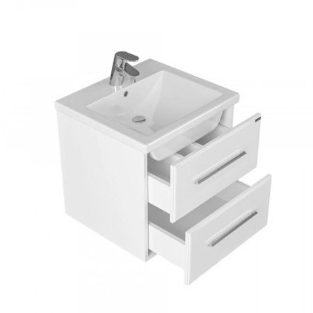 Тумба под раковину СанТа Омега 207035 50х40 подвесная цвет белый
