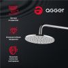 Верхний душ Agger Breeze ATS01 25х25 хром