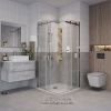 Душевой уголок Grossman Classic 300.K33.04.8080.10.00 80х80 стекло прозрачное профиль хром без поддона