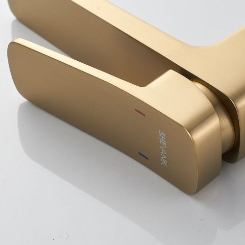 Смеситель Shevanik S9901G на раковину золото - фото 5