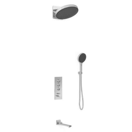 Душевая система Vincea VSFW-433TI3CH встраиваемая в стену с термостатом