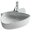 Раковина из сантехнического фарфора Ceramica Nova ELEMENT CN5049 50х40 подвесная цвет белый 1 отверстие под смеситель