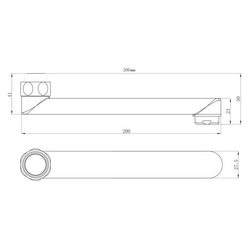 Излив LeMark LM9470C хром - фото 3