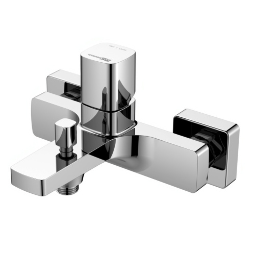 Смеситель для ванны и душа WasserKRAFT Naab 8600 8601 настенный хром - фото 3