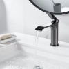 Смеситель Shevanik S4101T на раковину оружейная сталь