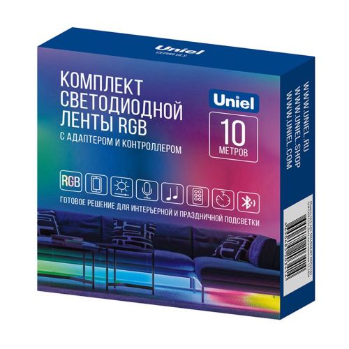 Светодиодная лента Uniel ULS-A01 10M/RGB/BT RRP24C01 - фото 2