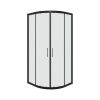 Душевой уголок Cerutti SPA VIVA90B N 90х90 стекло прозрачное профиль черный без поддона