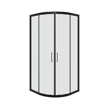 Душевой уголок Cerutti SPA VIVA90B N 88х88 стекло прозрачное профиль черный без поддона