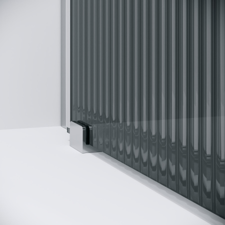 Душевой уголок Niagara Nova NG-4623-34 90х90 стекло рифленое профиль хром глянцевый без поддона