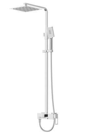 Душевая стойка BelBagno LUCE LUC-VSCM-CRM настенная хром