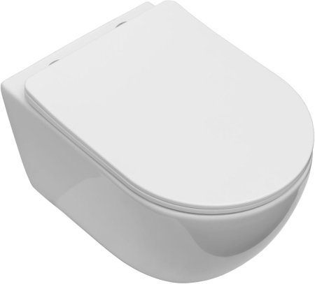 Унитаз подвесной Logan Tornado 00331867 белый с сиденьем микролифт смыв торнадо