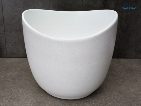 Раковина керамическая Gid Creativo 51221 40х40 накладная цвет белый без отверстий под смеситель