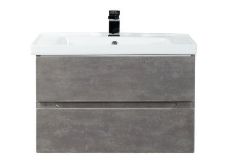 Тумба под раковину Art&Max TECHNO AM-Techno-900-2C-SO-FC305 90х50 подвесная цвет серый