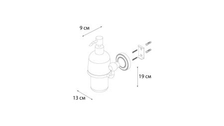 Дозатор жидкого мыла Fixsen Style FX-41112