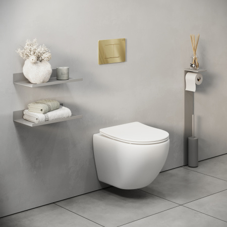 Инсталляция + кнопка смыва + унитаз Grossman Classic 97.4455S.04.32M