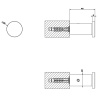 Крючок Gessi Gessi316 54821#299
