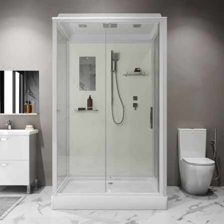 Душевая кабина Niagara Standart ST120/90/15Q 120х90 прямоугольная с крышей ориентация универсальная