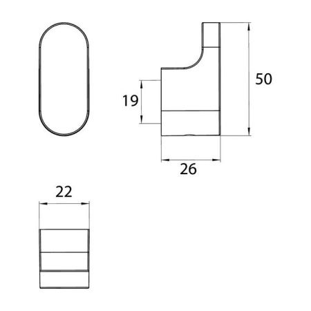 Крючок Emco Flow 2775 001 00