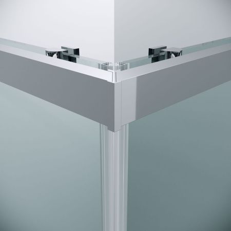 Душевой уголок Grossman Cosmo 300.K33.02.8080.10.00 80х80 стекло прозрачное профиль хром без поддона