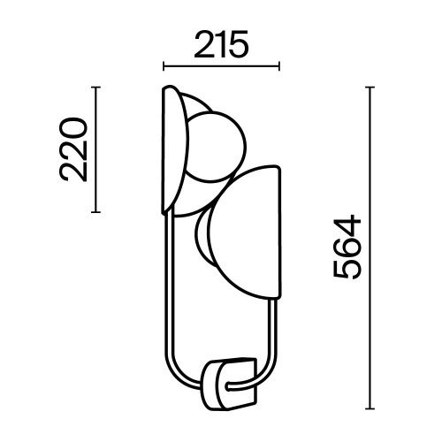 Бра Maytoni Tropic MOD164WL-02BS - фото 2