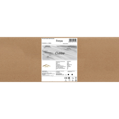 Светильник потолочный Freya Cubba (Кубба) FR5450CL-L120BG