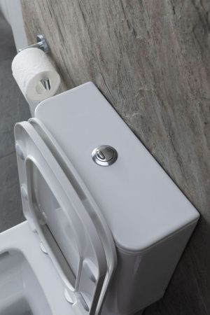 Чаша унитаза напольная Allen Brau Infinity 4.21012.20 цвет белый без бачка с сиденьем микролифт безободковая каскадный смыв