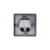 Розетка с/з со шторками с крышкой 16А Systeme Electric Glossa (Глосса) GSL000748